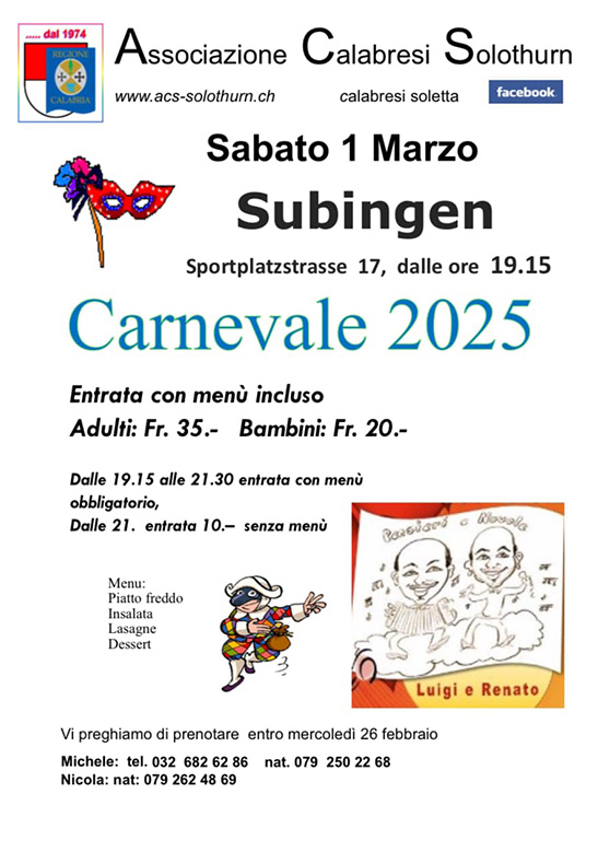 Festa Carnevale 2025